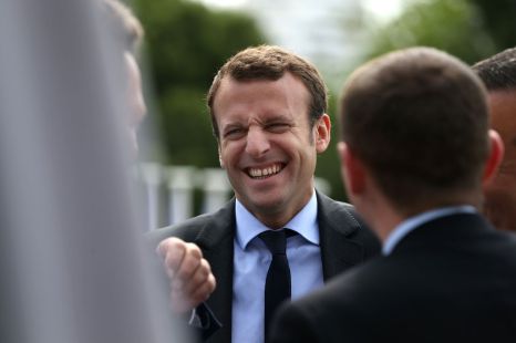 La Grande-Motte :Emmanuel Macron at the "Association des petites villes de France"
